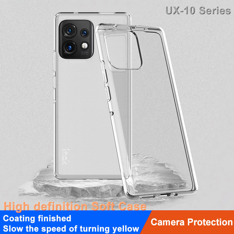 IMAK UX-10 Series Soft TPU Phone Case for Motorola Moto X40 5G/Edge 40 Pro 5G Transparent Anti-scratch Mobile Phone Back Cover IMAK UX-10 Series Soft TPU Phone Case for Motorola Moto X40 5G/Edge 40 Pro 5G Transparent Anti-scratch Mobile Phone Back Cover